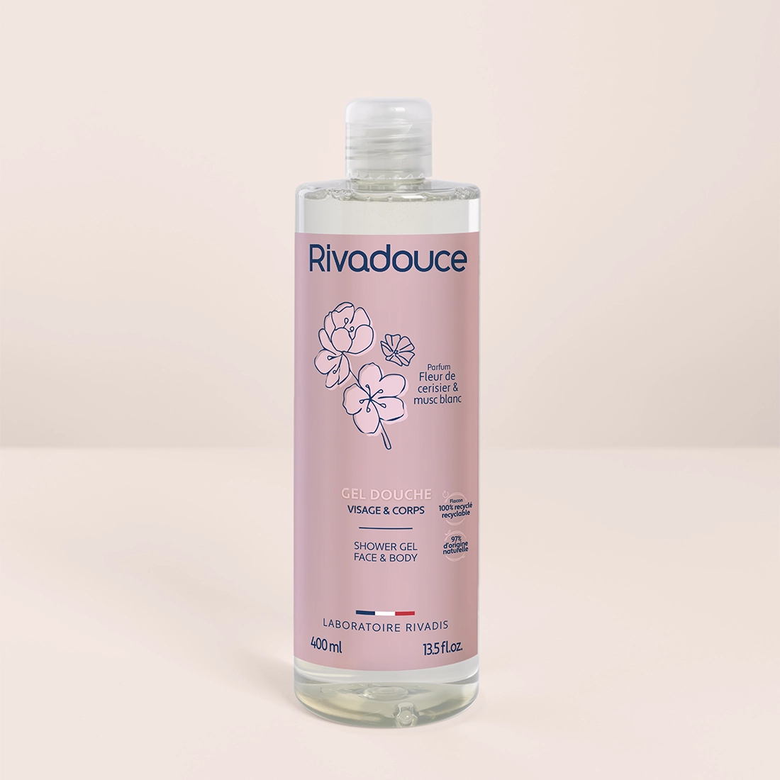 Gel douche Fleur de cerisier & Musc blanc 400ml image number 1